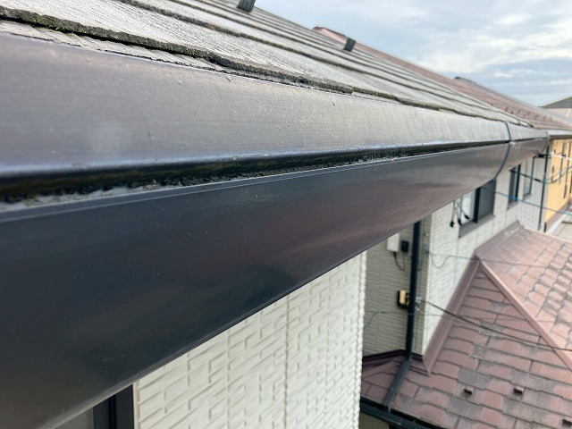 屋根の端部を確認